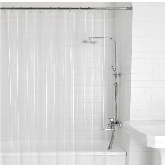 4 Pack Home Collection PEVA Shower Curtain Liners, clear 70x72 in - Picture 12 of 12